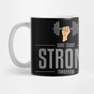 Bodybuilding with Dumbbells Mug